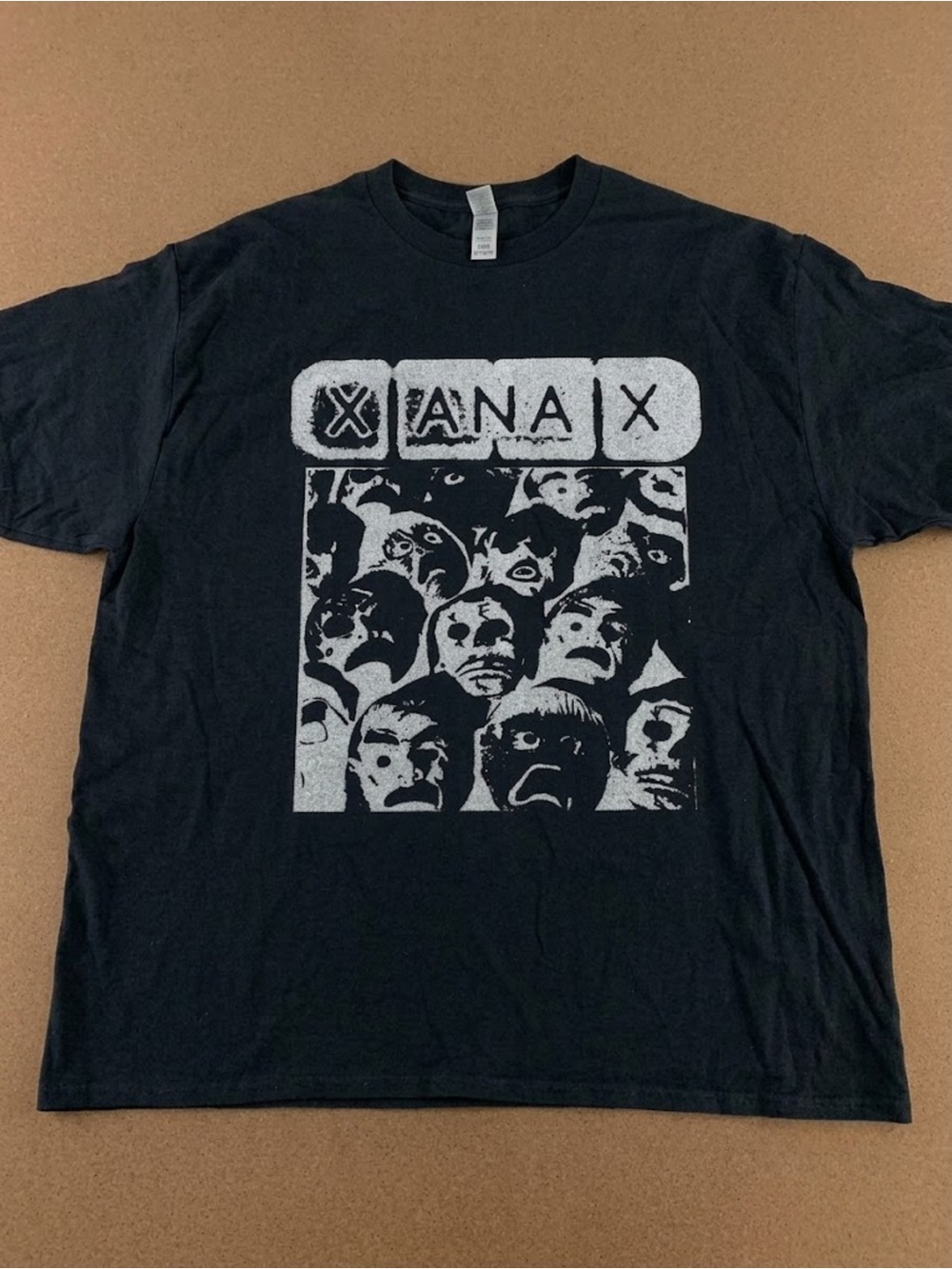 a.n.a Black Graphic Band Tee - Black